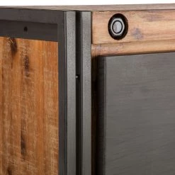 Ars manufacti Commode Manchester - Acacia massif / Métal -ÉcoMaison Soldes kommode manchester akazie massiv metall 4873260