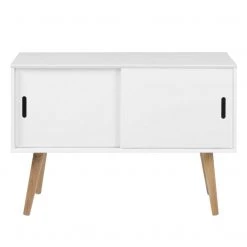 Mørteens Commode Nees - Chêne partiellement massif Blanc