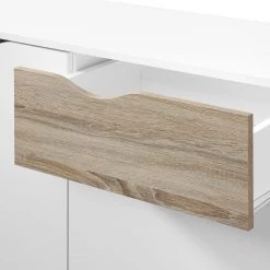 Mørteens Commode Sunndal I - Blanc / Chêne clair 8 Mørteens Commode Sunndal I - Blanc / Chêne clair -ÉcoMaison Soldes kommode sunndal gummibaum teilmassiv weiss eiche dekor 4753536