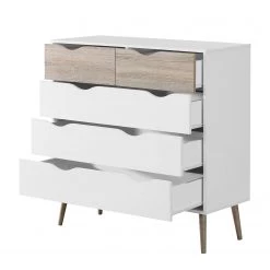 Mørteens Commode Sunndal II - Blanc / Chêne clair 9 Mørteens Commode Sunndal II - Blanc / Chêne clair -ÉcoMaison Soldes kommode sunndal ii gummibaum teilmassiv weiss eiche dekor 4753780