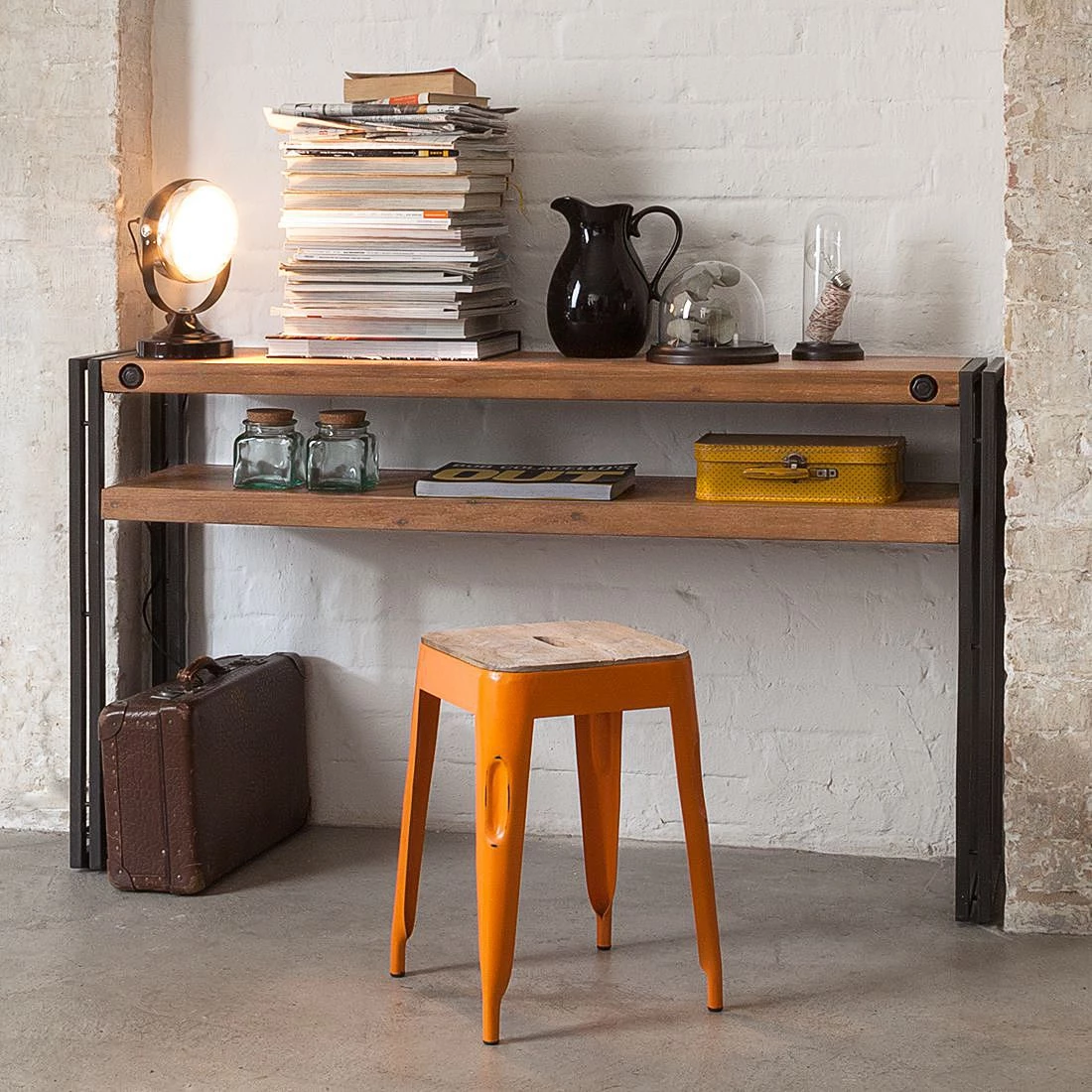 Ars manufacti Console Manchester - Acacia massif / Métal 4 Ars manufacti Console Manchester - Acacia massif / Métal – Image 4