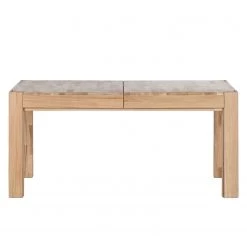 Ars Natura Table KimWOOD II - Avec rallonge - Chêne massif - Chêne blanc huilé -ÉcoMaison Soldes massiver esstisch kimwood ii mit ausziehfunktion eiche weissoel 3431985