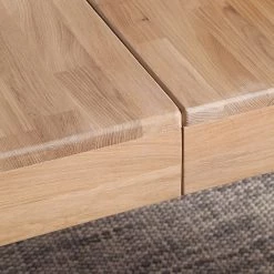 Ars Natura Table KimWOOD II - Avec rallonge - Chêne massif - Chêne blanc huilé -ÉcoMaison Soldes massiver esstisch kimwood ii mit ausziehfunktion eiche weissoel 4269624