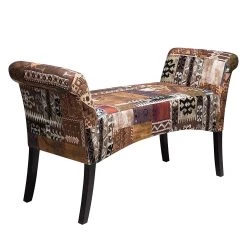 Kare Design Banc capitonné Motley - Hêtre / Textile - Coloré -ÉcoMaison Soldes polsterbank motley buche textil 357532