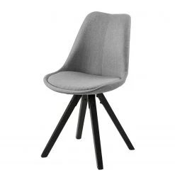 Mørteens Chaises capitonnées Aledas V - Tissu / Hévéa massif - Gris clair / Noir - Lot de 2 18 Mørteens Chaises capitonnées Aledas V - Tissu / Hévéa massif - Gris clair / Noir - Lot de 2 -ÉcoMaison Soldes polsterstuhl aledas v 2er set webstoff gummibaum massiv granit schwarz 5104264