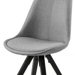 Mørteens Chaises capitonnées Aledas V - Tissu / Hévéa massif - Gris clair / Noir - Lot de 2 22 Mørteens Chaises capitonnées Aledas V - Tissu / Hévéa massif - Gris clair / Noir - Lot de 2 -ÉcoMaison Soldes polsterstuhl aledas v 2er set webstoff gummibaum massiv granit schwarz 5110712