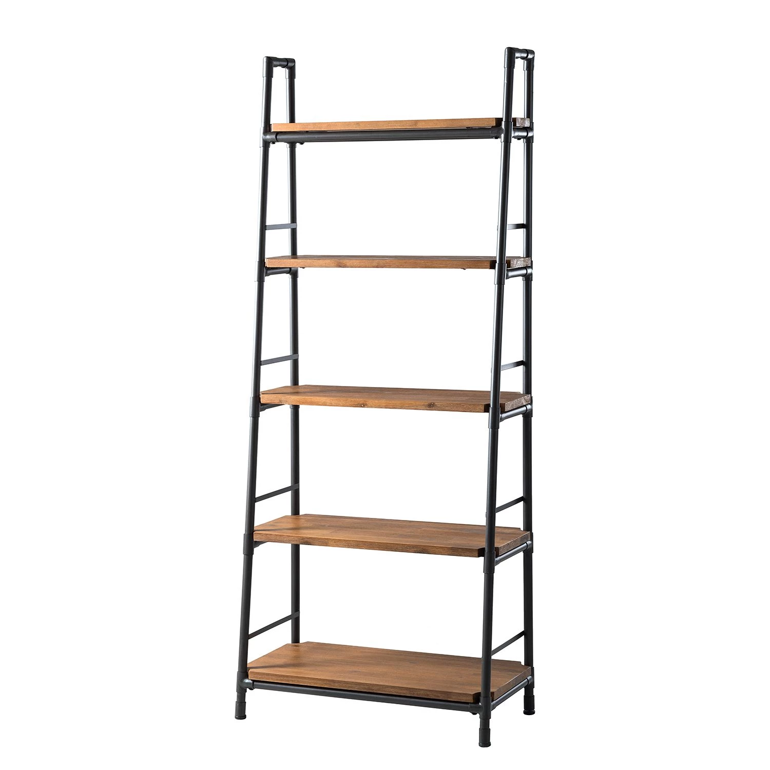 Ars manufacti Étagère échelle Atelier III - Acacia massif / Métal - Acacia marron / Anthracite 1 Ars manufacti Étagère échelle Atelier III - Acacia massif / Métal - Acacia marron / Anthracite