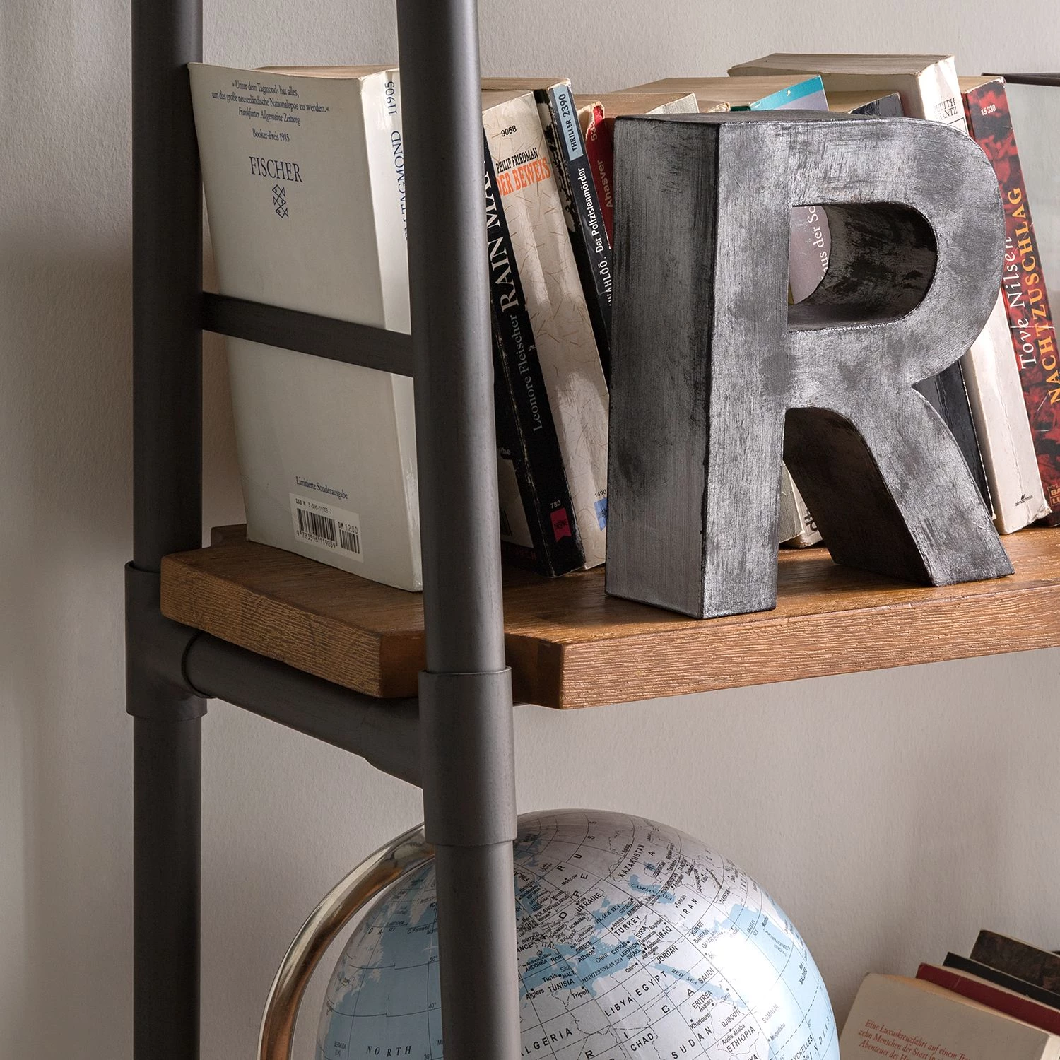 Ars manufacti Étagère échelle Atelier III - Acacia massif / Métal - Acacia marron / Anthracite 9 Ars manufacti Étagère échelle Atelier III - Acacia massif / Métal - Acacia marron / Anthracite – Image 9