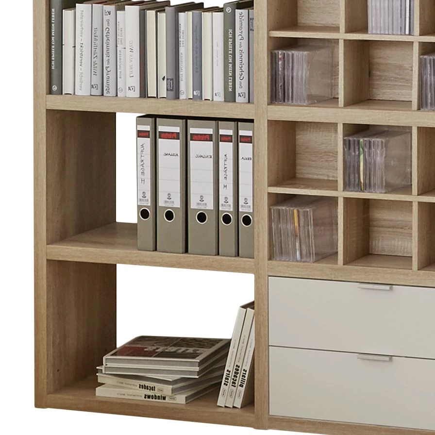 Fredriks Etagère Concept V - Imitation chêne / Blanc 3 Fredriks Etagère Concept V - Imitation chêne / Blanc – Image 3