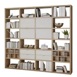 Fredriks Etagère Concept VIII - Imitation chêne / Blanc