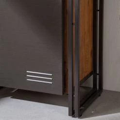 Ars manufacti Étagère Manchester - Acacia massif / Métal -ÉcoMaison Soldes regal manchester v akazie massiv metall akazie anthrazit 4877324