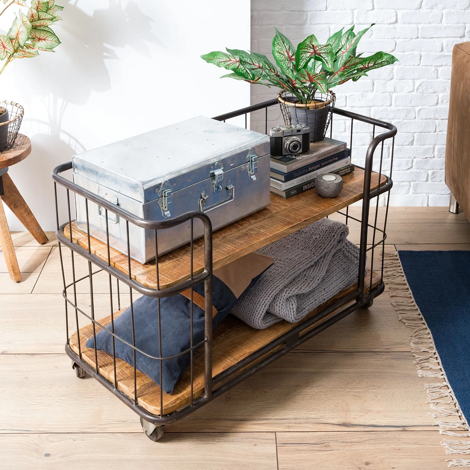 Ars manufacti Étagère Namber II - Manguier massif / Métal - Manguier / Noir 5 Ars manufacti Étagère Namber II - Manguier massif / Métal - Manguier / Noir – Image 5