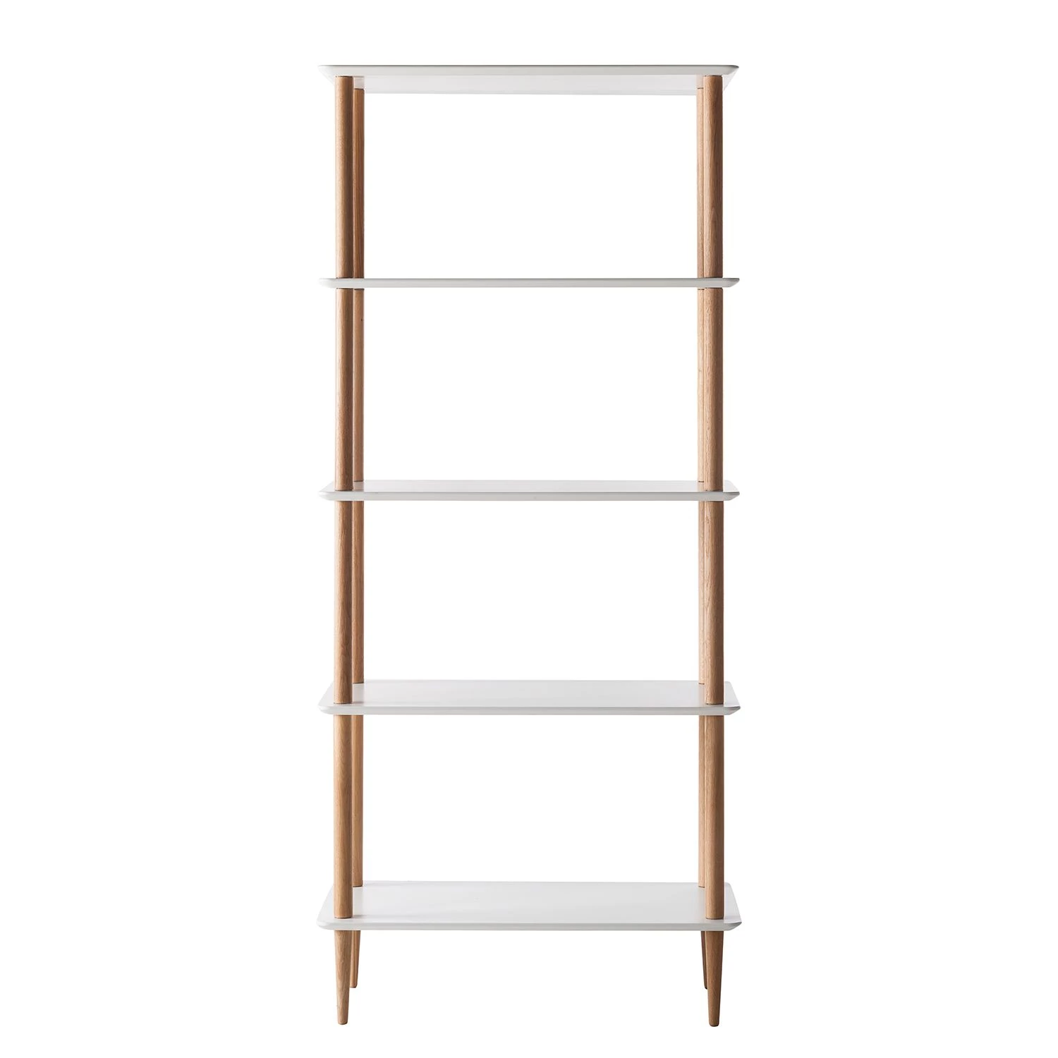 Mørteens Étagère Opalanka - Partiellement en chêne massif - Blanc / Chêne 3 Mørteens Étagère Opalanka - Partiellement en chêne massif - Blanc / Chêne – Image 3