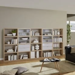 Fredriks Etagère Rodos II - Imitation chêne -ÉcoMaison Soldes regal rodos ii eiche dekor 1890374