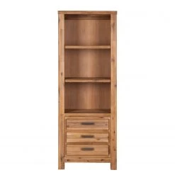 Ars Natura Étagère Toumanar - Partiellement en acacia massif - Acacia sable -ÉcoMaison Soldes regal toumanar akazie teilmassiv akazie sand 3627317