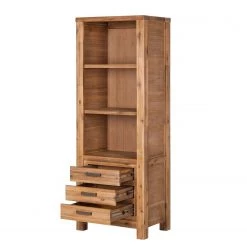 Ars Natura Étagère Toumanar - Partiellement en acacia massif - Acacia sable -ÉcoMaison Soldes regal toumanar akazie teilmassiv akazie sand 3627341