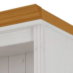 Maison Belfort Bibliothèque Lillehammer II - Pin massif - Pin blanc / Pin couleur miel -ÉcoMaison Soldes regalwand lillehammer ii kiefer massiv weiss honig 1112642