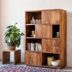 Ars Natura Étagère à portes coulissantes Trangle - Sheesham massif 17 Ars Natura Étagère à portes coulissantes Trangle - Sheesham massif -ÉcoMaison Soldes schiebetuerenregal trangle sheesham massiv 676042