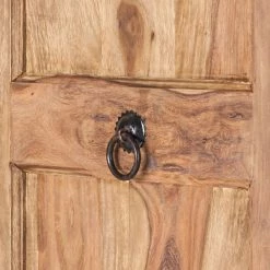 Wolf-Möbel Armoire Bombay II - Sheesham massif -ÉcoMaison Soldes schrank bombay sheesham massiv natur 1380614
