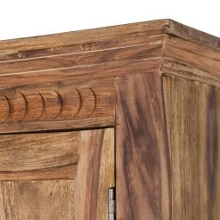 Wolf-Möbel Armoire Bombay II - Sheesham massif -ÉcoMaison Soldes schrank bombay sheesham massiv natur 1380615