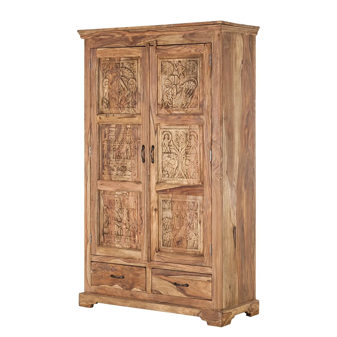 Wolf-Möbel Armoire Bombay - Sheesham massif 1 Wolf-Möbel Armoire Bombay - Sheesham massif
