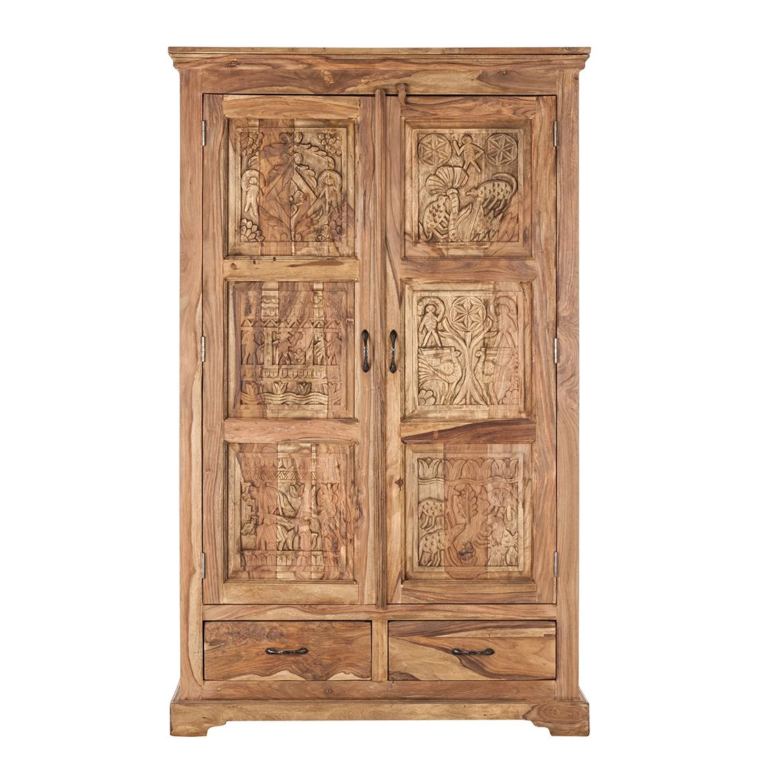 Wolf-Möbel Armoire Bombay - Sheesham massif 3 Wolf-Möbel Armoire Bombay - Sheesham massif – Image 3