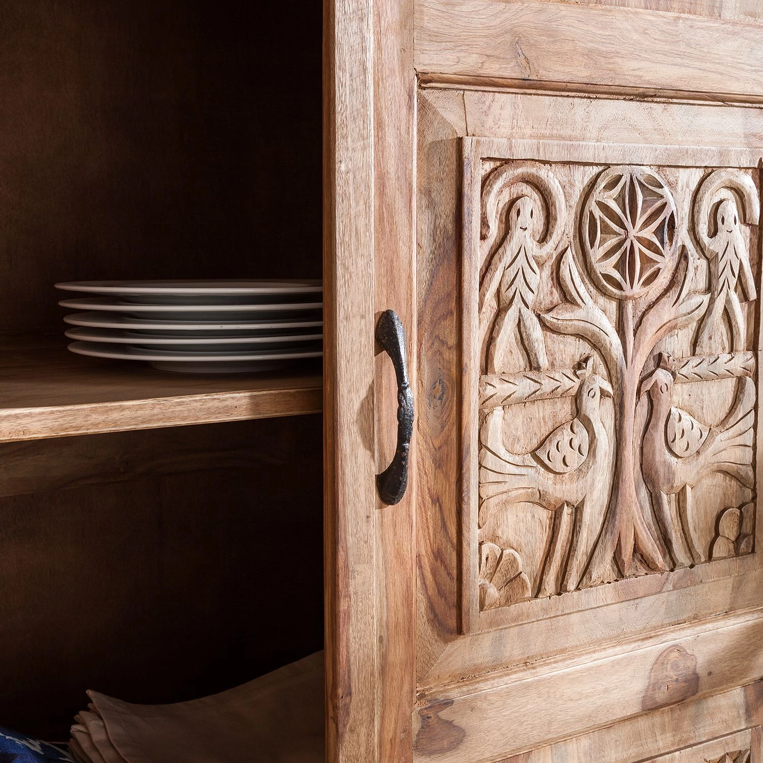 Wolf-Möbel Armoire Bombay - Sheesham massif 7 Wolf-Möbel Armoire Bombay - Sheesham massif – Image 7