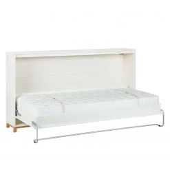 Mørteens Lit escamotable Lindholm - 90 x 200cm - Sans matelas -ÉcoMaison Soldes schrankbett laremas buche weiss 3701677