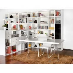 Temahome Table Hueva - Blanc / Chrome - Largeur : 160 cm 17 Temahome Table Hueva - Blanc / Chrome - Largeur : 160 cm -ÉcoMaison Soldes schreibtisch multi trestles mattweiss 5005812