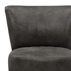 Ars manufacti Fauteuil Rotnes - Basalte - Marron foncé 11 Ars manufacti Fauteuil Rotnes - Basalte - Marron foncé -ÉcoMaison Soldes sessel rotnes antiklederlook buche dunkel 4367576