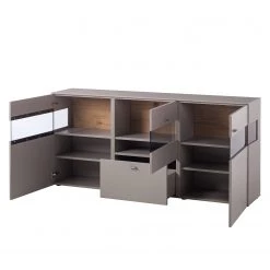 GWINNER Buffet Anzio - Mat fango / Chêne de poutre - Avec éclairage 7 GWINNER Buffet Anzio - Mat fango / Chêne de poutre - Avec éclairage -ÉcoMaison Soldes sideboard anzio ohne beleuchtung 4524148