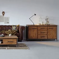 Ars manufacti Buffet Atelier - Partiellement en acacia massif -ÉcoMaison Soldes sideboard atelier akazie teilmassiv 2109506