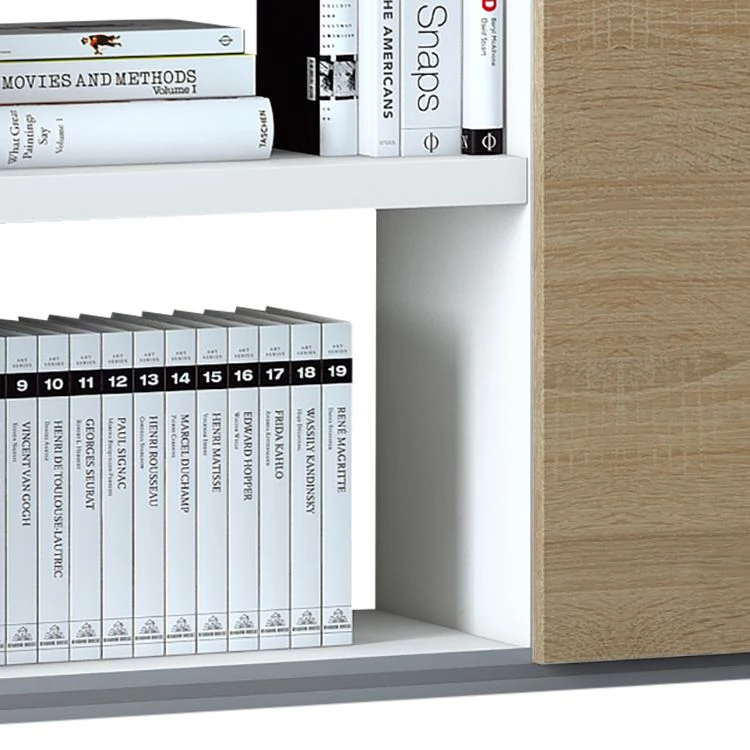 Loftscape Buffet Emporior III.A - Imitation chêne / Blanc 3 Loftscape Buffet Emporior III.A - Imitation chêne / Blanc – Image 3