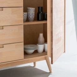 Mørteens Buffet Finsby - Hêtre massif - Hêtre blanc huilé 22 Mørteens Buffet Finsby - Hêtre massif - Hêtre blanc huilé -ÉcoMaison Soldes sideboard finsby buche massiv 3681737