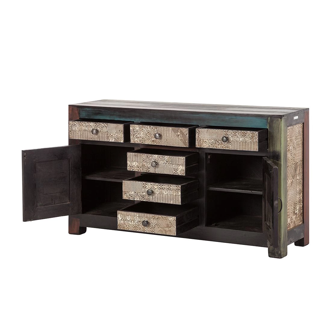 Wolf-Möbel Buffet Goa II - Partiellement en manguier et acacia massifs 4 Wolf-Möbel Buffet Goa II - Partiellement en manguier et acacia massifs – Image 4