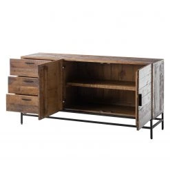 Ars manufacti Buffet Grasby - Pin recyclé / Métal - Pin foncé / Noir 20 Ars manufacti Buffet Grasby - Pin recyclé / Métal - Pin foncé / Noir -ÉcoMaison Soldes sideboard grasby altholz pinie metall pinie dunkel schwarz 4884992