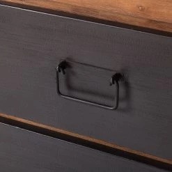 Ars manufacti Buffet Manchester II - Acacia massif / Métal -ÉcoMaison Soldes sideboard manchester ii akazie massiv metall 4876168