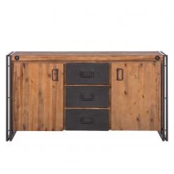 Ars manufacti Buffet Manchester II - Acacia massif / Métal -ÉcoMaison Soldes sideboard manchester ii akazie massiv metall 4876184