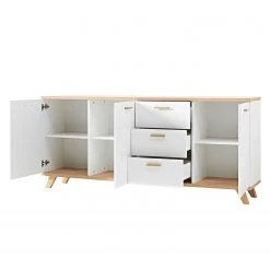 Germania Buffet Neston II - Blanc mat / Imitation chêne de Sanremo 15 Germania Buffet Neston II - Blanc mat / Imitation chêne de Sanremo -ÉcoMaison Soldes sideboard neston ii supermatt weiss eiche sanremo dekor 3909412