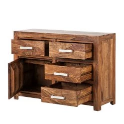 Ars Natura Buffet Ohio I - Sheesham massif ciré -ÉcoMaison Soldes sideboard ohio breite 115cm sheesham massiv 1352003