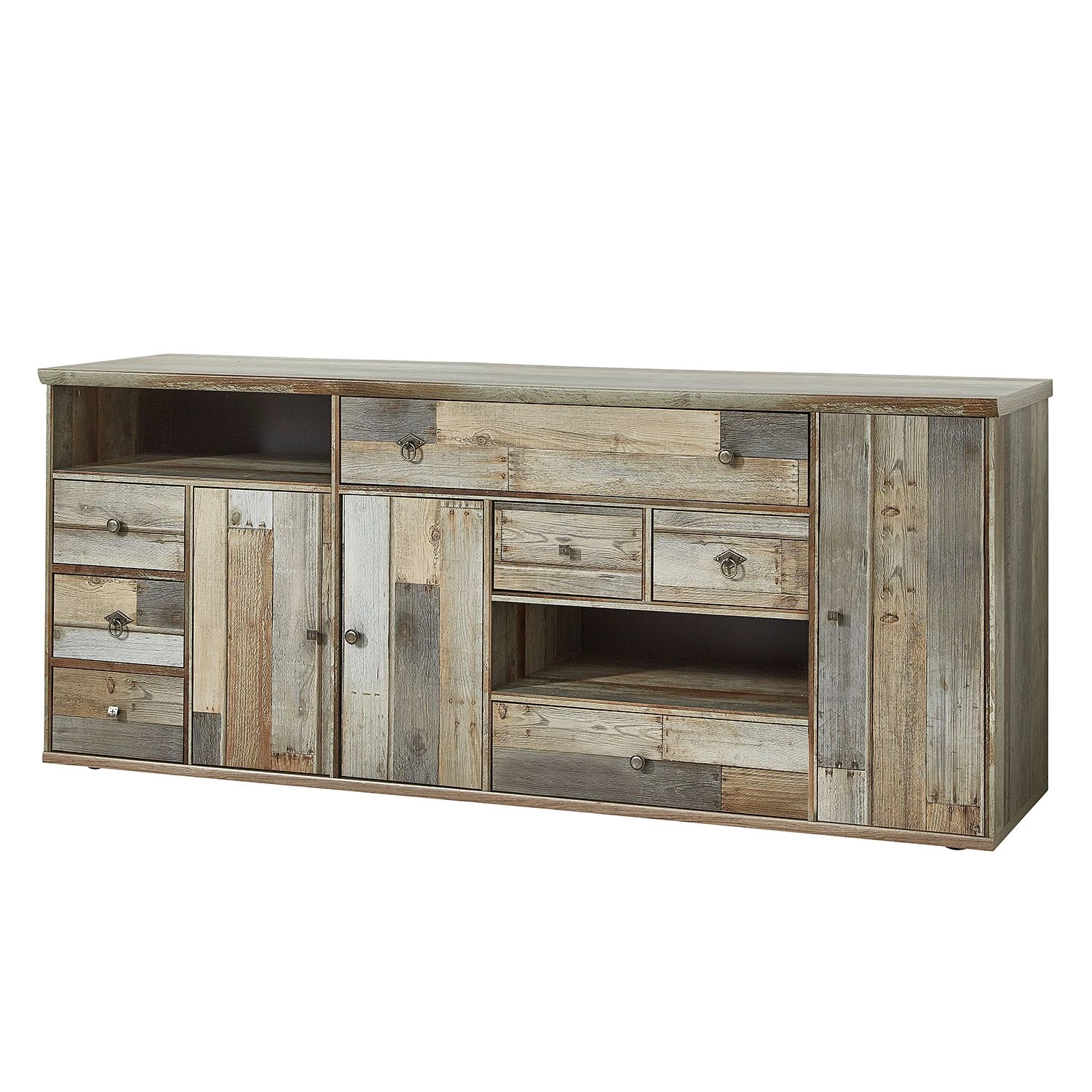 Red Living Buffet bas Tapara - Marron / Gris 1 Red Living Buffet bas Tapara - Marron / Gris