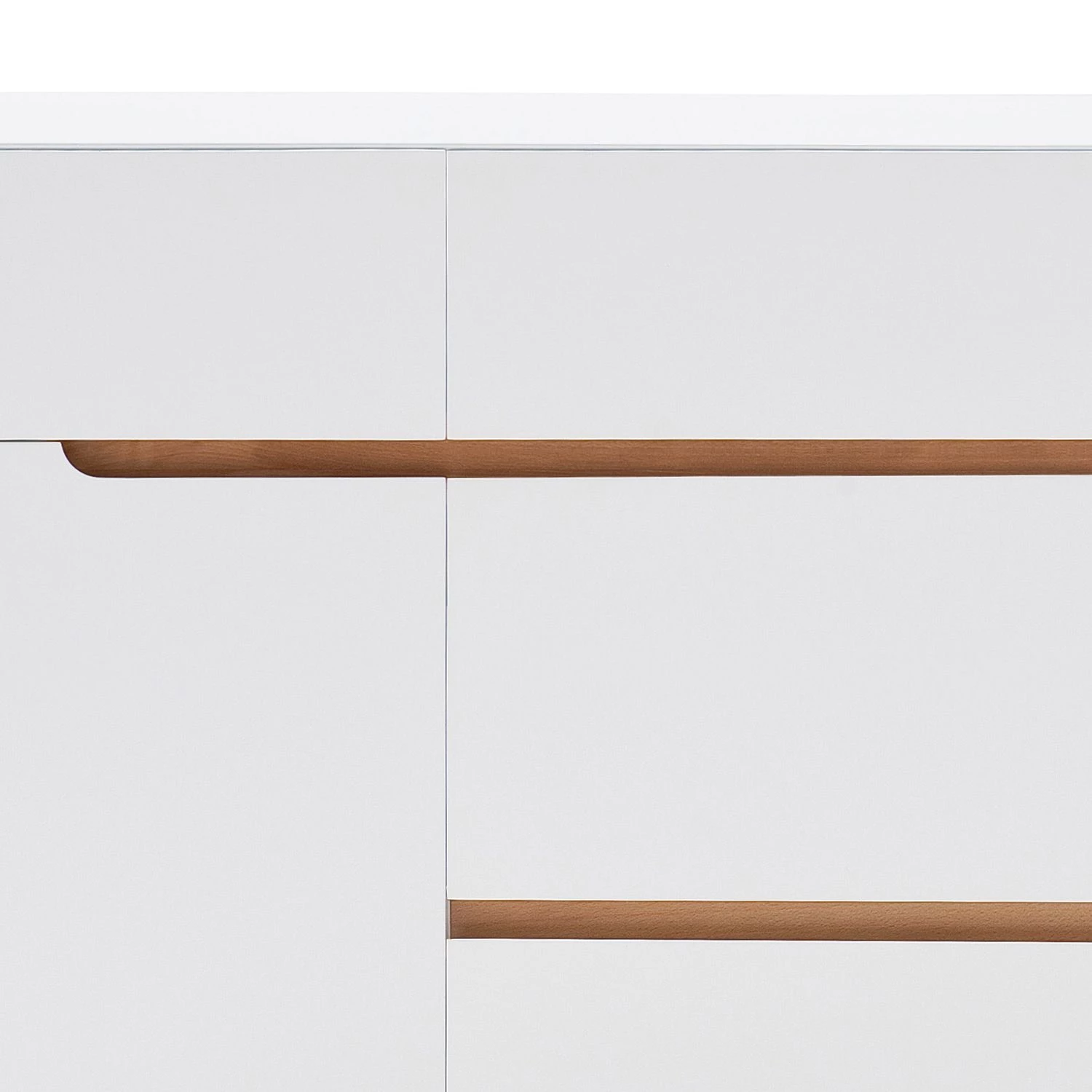 Mørteens Buffet Tenabo - Blanc mat / Chêne à nœuds 5 Mørteens Buffet Tenabo - Blanc mat / Chêne à nœuds – Image 5