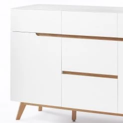 Mørteens Buffet Tenabo - Blanc mat / Chêne à nœuds 12 Mørteens Buffet Tenabo - Blanc mat / Chêne à nœuds -ÉcoMaison Soldes sideboard tenabo ii matt weiss asteiche 5237864