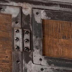 Ars manufacti Buffet Wharton I - Partiellement en acacia massif / Acier -ÉcoMaison Soldes sideboard wharton i mango teilmassiv stahl 5212040