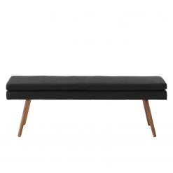 Mørteens Banquette Nicholas - Anthracite -ÉcoMaison Soldes sitzbank nicholas ii webstoff eiche massiv anthrazit 4682728