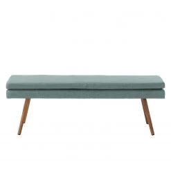 Mørteens Banquette Nicholas - Gris menthe -ÉcoMaison Soldes sitzbank nicholas webstoff eiche massiv mintgrau 5062744