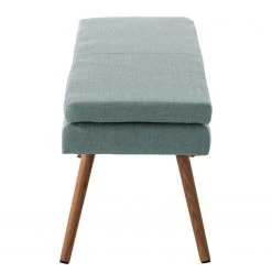 Mørteens Banquette Nicholas - Gris menthe -ÉcoMaison Soldes sitzbank nicholas webstoff eiche massiv mintgrau 5062748