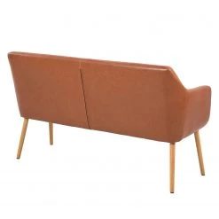 Mørteens Banquette Nicholas I - Marron vintage -ÉcoMaison Soldes sofabank nicholas i kunstleder vintage braun 3691453