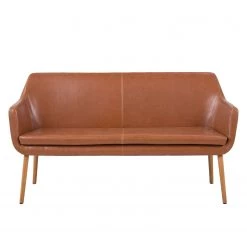 Mørteens Banquette Nicholas I - Marron vintage -ÉcoMaison Soldes sofabank nicholas i kunstleder vintage braun 3691469