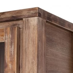 Red Living Vitrine Akhatar - Acacia multicolore / Cendré -ÉcoMaison Soldes standvitrine akhatar akazie multicolor smoked 3627677